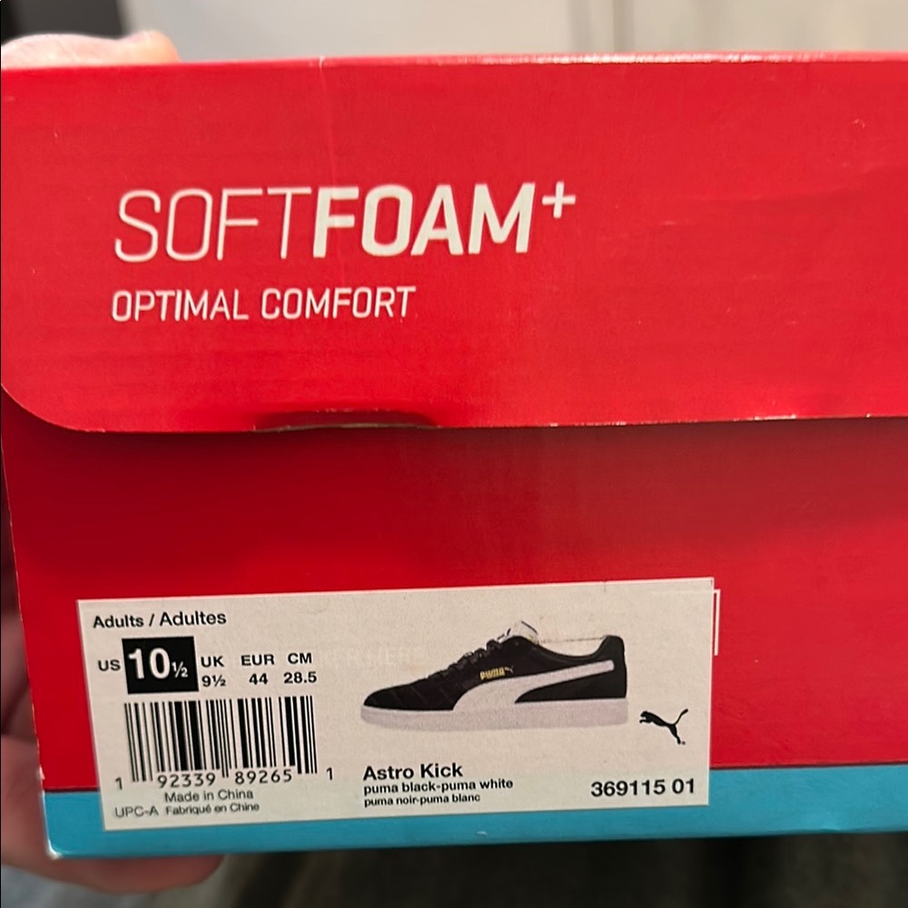 Puma Astro Kick Black White Sneakers